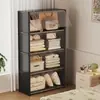 Armário de Armazenamento Simples para Guarda-Roupa, Estante de Armazenamento de Múltiplas Camadas para Dormitório Estudantil, Brinquedos, Itens Diversos, Roupas, Transparente, à Prova de Poeira, Robusto e Durável