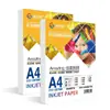 Papel Couché Inyección de Tinta Color Láser A4 Papel para Impresión Fotográfica Doble Cara A3+ 160g 250g 200g 160g Papel Fotográfico