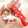 Llavero Colgante de Dibujos Animados Sanrio de Siete Piezas de My Melody y Cinnamoroll para Hombres y Mujeres, Accesorios para Llavero de Mochila y Coche
