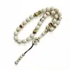 Cuentas de Oración Ovaladas de 13*13 mm, 33 Cuentas de Ámbar, Pulseras Hechas a Mano de Oriente Medio, Cuentas de Oración al por Mayor