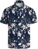 Bestseller de verano transfronterizo: Camisa polo de manga corta para hombre, estampado digital 3D integral, corte holgado, casual, deportiva y moderna