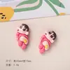 Acessórios de Resina DIY Desenho Animado Joias Butt Xiaoxin Cola de Creme Grampo de Cabelo Feito à Mão Capa de Celular Fivela de Sapato Acessórios Lote