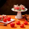 Vela Vermelha Campo Romã e Maçã Presente Personalizado Outono Ação de Graças Festa de Natal Decoração de Mesa para Casa