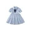 Vestido Infantil MDD 2026 Primavera/Outono Novo Estiloso Estilo Acadêmico Vestido de Princesa para Crianças Saia para Crianças Pequenas e Médias