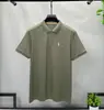 Camisa Polo de Manga Corta para Hombre de Verano con Logo de Caballo Bordado, Casual y Versátil, Estilo Nuevo, Transpirable, Delgada, Business Casual, Sencilla