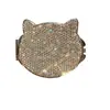 Espejo pequeño de gato de dibujos animados, espejo cosmético portátil de diamantes, espejo plegable mini de alta definición, venta directa de fábrica de comercio exterior transfronterizo