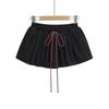 CL2531-25 Primavera Nueva Falda Americana Escalada con Cordón Flor de Capullo Falda Ponte Falda Deportiva Casual