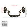 Jingmao Hardware - Nuevo estilo chino, tres tiradores europeos sencillos de aleación de bronce para cajones antiguos, para decoración del hogar