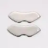 Acero Inoxidable Forma de Corazón Forma de Labio Combinación Dentada Forma de S Cuchillo de Fascia Herramienta de Masaje Facial Raspador Especial para Base