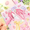 Xinmo Girl Libro de Pegatinas para Uñas Creativas Dedos Hada Hecho a Mano Material DIY Pegatinas Escena Miniatura Soporte Dropshipping