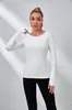 Dfyne fabricante de origem vende por atacado roupas fitness de yoga seamless com sensação de segunda pele, exclusivamente para camisetas esportivas de cross-border, com amostragem em pequenos lotes disponível