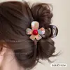 Coleção de Presilhas de Cabelo Novo Estilo 2026, Presilhas Tubarão de Alta Qualidade, Presilhas de Cabelo com Color-Blocking Vermelho e Azul, Grampos para Meninas, Atacado Yiwu