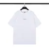 Camiseta Casual de Verão Stone26 Cruzada Nova com Estampa de Bússola de Manga Curta Solta para Homens e Mulheres