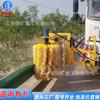 Máquina automática para limpieza de barandillas de carreteras, máquina de limpieza de barandillas de aislamiento de carreteras municipales, vehículo de limpieza de barandillas.