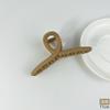 Pinza de agarre cruzada esmerilada, pinza para el cabello de color gelatina, pinza para la parte posterior de la cabeza, pinza grande de tiburón, pinza de calabaza de pontai alto, accesorios para el cabello de niña