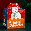 Caja de Manzana Navideña Dibujos Animados Caja de Empaque de Fruta de la Paz Nochebuena Empaque Navideño Caja de Regalo de Manzana al por Mayor
