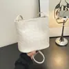 Bolsa Quadrada Pequena de Palha para Mulheres 2026 Novo Estilo Bolsa Transversal de Couro Genuíno Bolsa Saco Versátil Bolsa de Ombro Fashion Bolsa Simples para o Dia a Dia