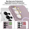 Nuevo Modelo Adecuado para Funda de Teléfono S26 Ultra con Anillo Magnético 25Borde Cobertura Total Lente S24 Funda Protectora Anti-Caídas