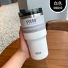Vaso para helado de gran capacidad, vaso para agua, acero inoxidable 304, vaso térmico para coche con pajita, simple, vaso para café, leche, té