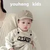 Gorra de Béisbol para Bebé para Primavera y Otoño, Estilo Delgado con Visera Solar para Niños Pequeños, Gorro Elegante para Bebés Niños