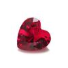 3~10mm em forma de coração vermelho corindo Wuzhou gem factory artesanato colar jóias acessórios com pedra em estoque atacado