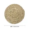 Manteles Individuales Tejidos de Caña, Esterillas Aislantes de Calor, Posavasos, Posaplatos, Manteles Decorativos para Restaurante, Manteles Individuales Estilo Occidental, Manteles de Mesa Estilo Japonés, Manteles Redondos para Mesa
