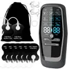Superventas Transfronterizo EMS/TENS/MSG 3 en 1 Masajeador de Pulso Multifuncional para el Hogar de Doble Agujero y Doble Salida