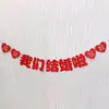Globos Rojos Románticos de Granada Decoración de Escena de Habitación de Boda Estilo Chino Suministros Paquete de Globos para Pedida de Mano en Stock