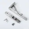 Suporte triangular de aço inoxidável 304 para uso transfronteiriço, parede espessa, suporte Billy, suporte de prateleira dobrável, prateleira de armazenamento montada na parede