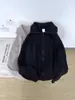 Cárdigan de Punto con Patrón de Trigo Retro Americano Chaqueta para Hombres y Mujeres Otoño e Invierno Cálido Top de Punto de Manga Larga