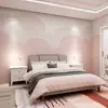 Papel pintado para habitación infantil niñas moderno minimalista tela de pared habitación princesa tela de pared nube rosa fondo de cabecera dormitorio