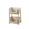 Estantería de Almacenamiento Gruesa Grande para el Hogar de Plástico de Pie Multicapa para Cocina Gabinete de Almacenamiento Multiusos Desmontable