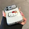 Capa de Gato com Bolinhas para Apple 17PROMAX iPhone16 Nicho 14 Camada Dupla 13 Casca Dura 12/11
