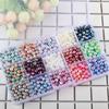 Producto nuevo Juego de 6/8/10 mm cuentas redondas perforadas de plástico ABS imitación perla cuentas sueltas diy collar con cuentas