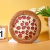 Juguete de Peluche Interactivo para Perro con Sonido de Pizza, Educativo, Descompresión, Mordedor Duradero para Perros Pequeños y Medianos