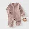 Mameluco Jacquard para Bebé para Primavera y Otoño, Mameluco de Algodón Puro Clase A, Costura sin Costuras, Ropa Cómoda para Bebé