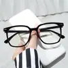 TR90 nuevo espejo plano anti-luz azul red popular moda marco grande marco de gafas para miopía moda para hombre y mujer color té frío al por mayor