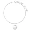 Pulseira Geométrica Redonda Minimalista Moderna Coreana Cxwind Prata Escovada Banhada Pulseira Joia Pulseira Feminina