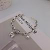 Nuevo Pulsera Retro Elefante Rodante de la Fortuna Ping An Bola Redonda Tendencia Hip-Hop Moda Elegante Personalizada Pulsera de Instagram