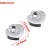 2 Piezas de Colgantes de Corazón de Acero Inoxidable 304, Estilo Moderno y Sencillo, Materiales para Accesorios de Collar DIY que Conservan el Color