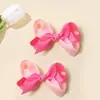 Pinza para el pelo de niño de venta caliente transfronteriza, flor de burbuja bicolor, lazo, pinza de pico de pato, moda, nuevos accesorios para el pelo de venta caliente, hecho a mano