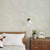 Papel de Parede Texturizado de Animal e Planta Pintado à Mão em Estilo Francês, Cabeceira de Cama Estilo Americano, Papel de Parede para Fundo de Sala de Estar, Revestimento de Parede Decorativo Estilo Creme