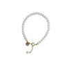 Pulsera de perlas marca Fu lujo ligero retro para amigas de la suerte Ankang ins diseño de nicho lucky