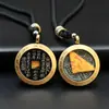 Colgante de Moneda Espíritu de la Montaña, Colgante de Moneda Antigua Kaiyuan Tongbao, Collar de Cinabrio, Monedas de los Cinco Emperadores, Monedas de Cobre, Caja Gawu Taoísta al por Mayor