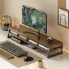 Soporte Elevador de Monitor para Computadora de Escritorio Base de Pantalla Soporte Bandeja para Teclado Elevación Engrosamiento