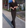 2429 Meiyiyuan Moda Nueva Primavera Estilo Chino Nuevo Estilo Nacional Blusa de Botones con Pantalones Casuales Acampanados para Mujer