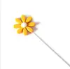 Decoração de Bolo de Confeitaria Pompons Fofos para Meninas Plug-in Pequena Flor Cartão Festa de Aniversário Sobremesa Acessórios para Vestir