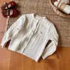 Suéteres para Niñas Otoño/Invierno 2026, Cárdigans de Punto Versátiles Casuales Estilo Coreano para Niñas Pequeñas, Dropshipping Transfronterizo