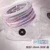 Yunxin Hilo de Algodón Retorcido a Mano Estilo Xizang 1.5mm Hilo Teñido en Degradado Cielo Estrellado para Pulseras Tejidas a Mano DIY Cuerda para Manualidades Cuerda para Tejer Cuerda de Mano