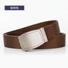 Fabricante Directo Cinturones Casuales para Hombre en Stock Venta al por Mayor Cinturones para Pantalones Hebilla Automática Simples de Cuero de Negocios Venta Caliente Transfronteriza